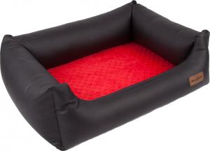 Recobed Legowisko Lincoln czarno-czerwone 85x65cm 2
