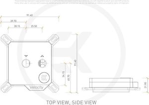 EK Water Blocks EK Water Blocks EK-Velocity Intel - Kupfer + Acetal 4