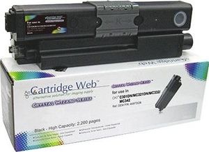 Toner Cartridge Web Black Zamiennik 44973536 (CW-O301BN) 1