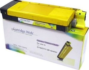 Toner Cartridge Web Yellow Zamiennik 44318605 (CW-O710YN) 1