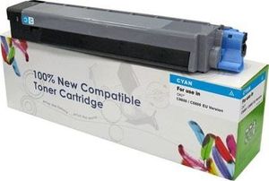 Toner Cartridge Web Cyan Zamiennik 44059211 (CW-OM860CN) 1