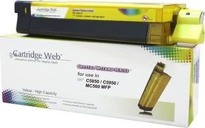 Toner Cartridge Web Yellow Zamiennik 43865721 (CW-O5850YN) 1