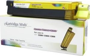 Toner Cartridge Web Yellow Zamiennik 43872305 (CW-O5650YN) 1