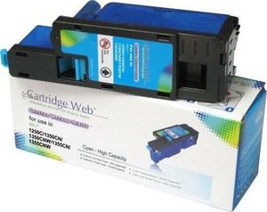 Toner Cartridge Web Cyan Zamiennik 593-11021 (CW-D1350CN) 1