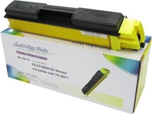 Toner Cartridge Web Yellow Zamiennik TK-580 (CW-K580YN) 1