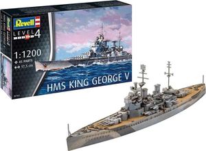 Revell Model plastikowy Statek HMS King George V 1