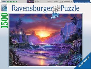 Ravensburger Puzzle 1500 elementów - Wschód slońca w raju 1