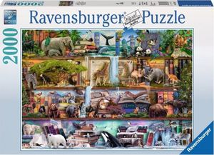 Ravensburger Puzzle 2000 elementów - Królestwo dzikich zwierząt 1