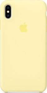 Apple Silikonowe etui do iPhonea XS Max - łagodny żółty -MUJR2ZM/A 1