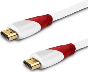 Kabel Savio HDMI - HDMI 1.5m biały (SAVIO CL-119/B) 1