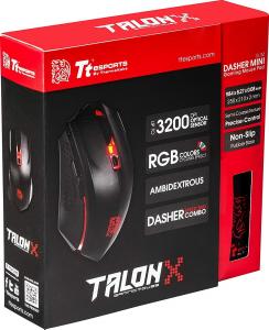 Mysz Thermaltake eSports Talon Elite RGB + podkładka  (MO-TER-WDOTBK-01) 7