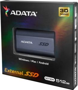 Dysk zewnętrzny SSD ADATA SSD 1 TB Szary (ASE730H-1TU31-CTI) 5