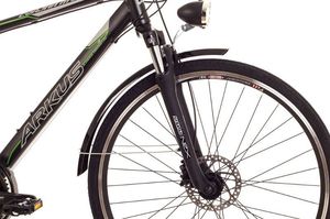 Arkus Rower turystyczny Męski Disc (19") czarno-zielony + akcesoria 5