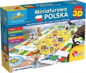 Lisciani Gra planszowa I'm Genius Miniaturowa Polska 3D 1