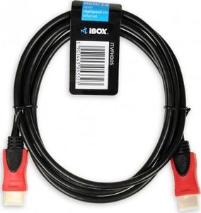 Kabel iBOX HDMI - HDMI 2m czarny (ITVFHD05) 1
