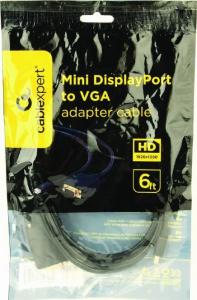 Kabel Gembird DisplayPort Mini - D-Sub (VGA) 1.8m czarny (CC-mDPM-VGAM-6) 4