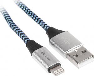 Kabel USB Tracer USB-A - Lightning 1 m Niebieski (TRAKBK46269) 1