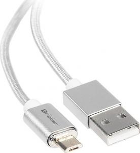 Kabel USB Tracer USB 2.0 AM - micro 1,0m srebrny 1