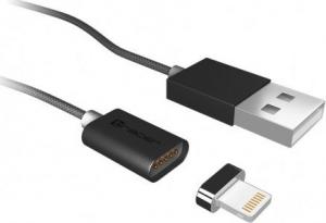 Kabel USB Tracer USB-A - Lightning 1 m Czarny (TRAKBK46274) 1