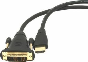 Kabel Lanberg HDMI - DVI-D 3m czarny (NSK-0420) 1