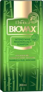 BIOVAX Bambus & Olej Avocado, intensywnie regenerujący szampon do włosów, 200 ml 2