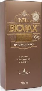 BIOVAX Intensywny szampon regenerujący z arganową macadamia i olejem kokosowym 200ml 1