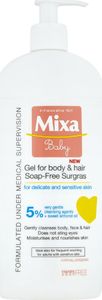 Mixa Delikatny szampon do włosów i ciała dla dzieci Mixa Baby 400 ml 1