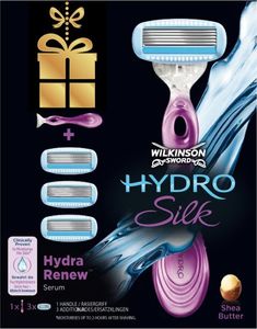 Wilkinson  Maszynka do golenia Hydro Silk 1 szt. + 3 ostrza Hydra Renew 1