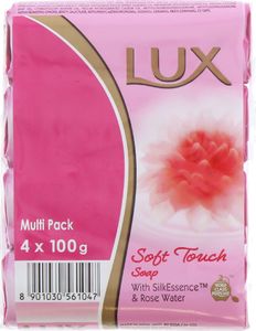 Lux Mydło w kostce Soft Touch Rose 4 szt. 1