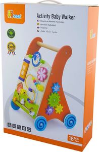 Viga Drewniany chodzik czerwony 3