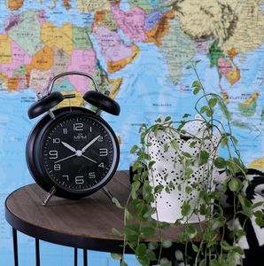 MPM Budzik MPM C01.3857.9090 Bell Alarm Retro 2