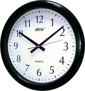 Atrix Wodoszczelny zegar ścienny Atrix ATE740B SW 40 cm uniwersalny 1