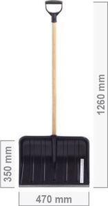Prosperplast Łopata do śniegu ILT47 47 cm 2