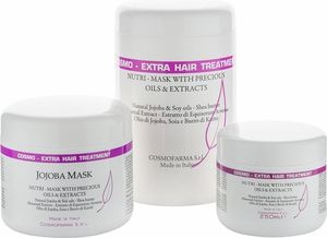 Cosmofarma Atstatomoji slenkančių ir pažeistų plaukų kaukė praturtinta augaline placenta Joniline Cosmofarma 500 ml 2