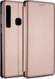Etui Book Magnetic Samsung A920 A9 2018 różowo-złoty/rose gold 1