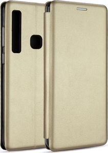Etui Book Magnetic Samsung A920 A9 2018 złoty/gold 1