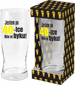 BGtech Szklanka do piwa 500 ml Jestem po 40-tce uniwersalny 1