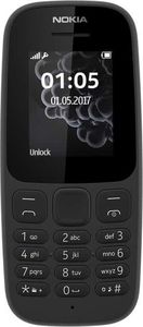 Smartfon Nokia Nokia 105 (2017) DS, Juoda 1