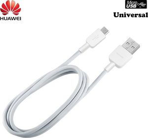 Kabel USB Huawei USB-A - microUSB 1 m Biały (C02450768A) 1
