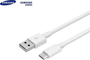 Kabel USB Samsung USB-A - USB-C 1 m Biały (EP-DN930CWE) 1
