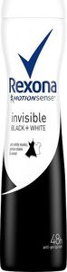 Rexona  Purškiamas dezodorantas Rexona Motion Sense Invisible Black and White moterims 250 ml 1