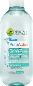 Garnier Woda micelarna do skóry mieszanej i tłustej Skin Naturals Pure Active 400 ml 1