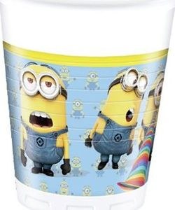 Kubeczki urodzinowe Minionki - 200 ml - 8 szt. 1