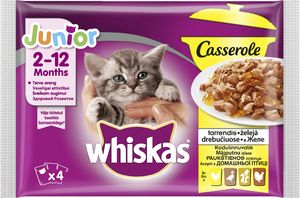 Whiskas Karma mokra dla kociąt z drobiem, saszetki 4x85g 1