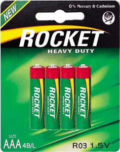 Rocket Bateria AAA / R03 4 szt. 1