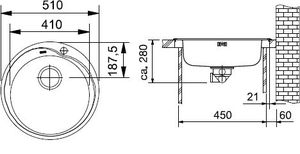 Zlewozmywak Franke Stalowy (101.0000.562) 2