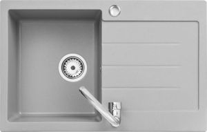 Zlewozmywak Inpero Virtuvinė plautuvė Inpero Capri + maišytuvas, Pilka 2