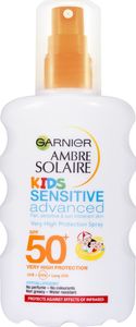 Garnier Ambre Solaire Kids Sensitive Advanced - Spray ochronny dla dzieci - SPF 50, 200 ml 1
