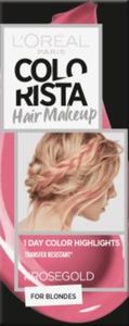 L’Oreal Paris Tymczasowy kolor włosów Colorista Hair Makeup Rose Gold 1
