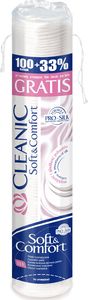 Cleanic Waciki kosmetyczne Soft&Comfort 133 szt. 1